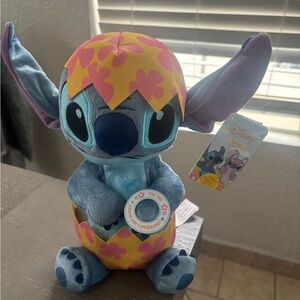 2025 Stitch Easter Egg Plush w/Music & Movement (up & down) - Medium 14” - NEW